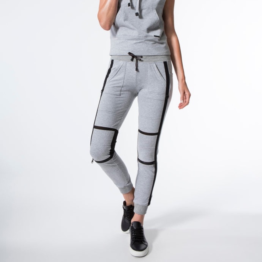 Blanc Noir Rally Mesh Contrast Jogger Pants XS